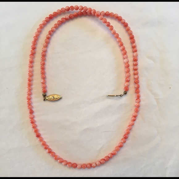 Sigrid Hawaii Jewelry - Vintage Pink Coral Necklace